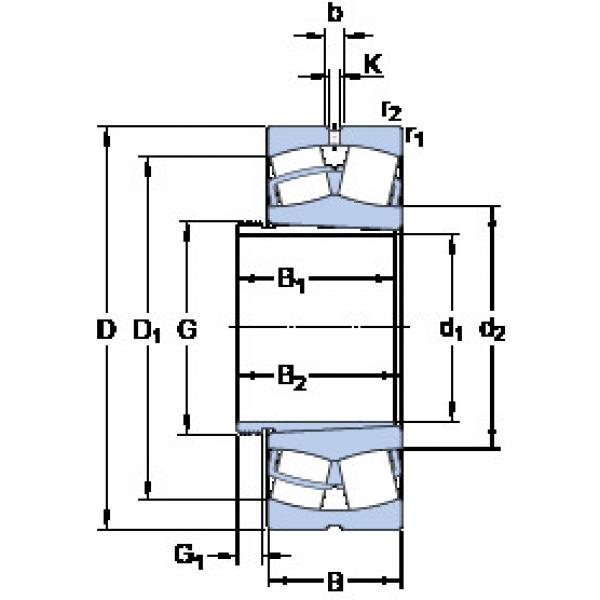 ตลับลูกปืน 22230 CCK/W33 + AHX 3130 G SKF #1 image