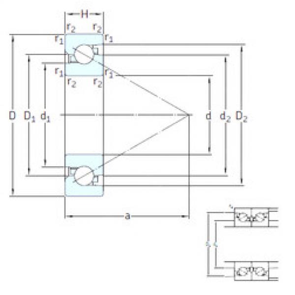 ตลับลูกปืน BSD 55120 CG SKF #1 image