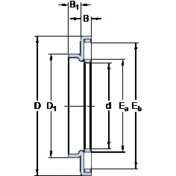 ตลับลูกปืน AXW 40 + AXK 4060 SKF #1 image