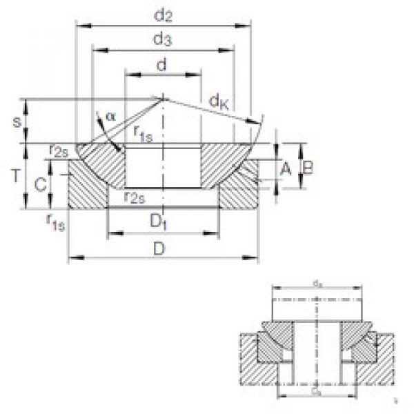 ตลับลูกปืน GE 50 AX INA #1 image