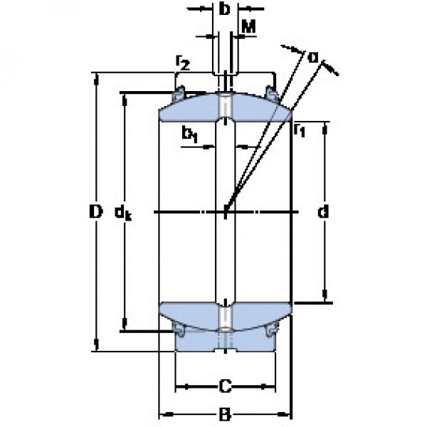 ตลับลูกปืน GEZ 112 ES-2LS SKF #1 image