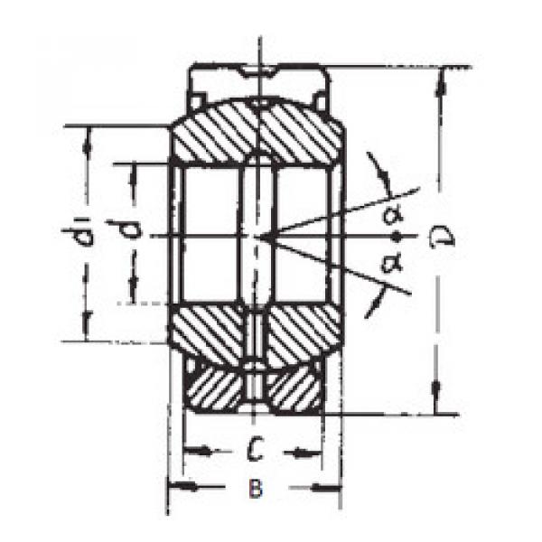 ตลับลูกปืน GE80ES-2RS FBJ #1 image