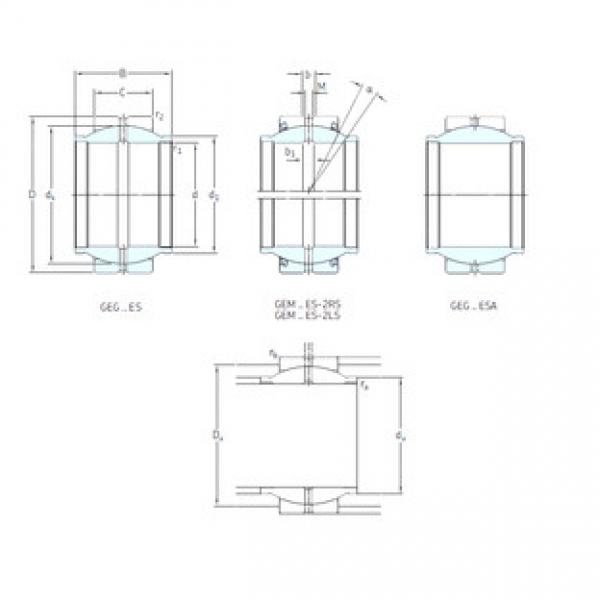 ตลับลูกปืน GEM70ES-2RS SKF #1 image