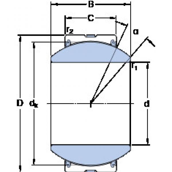 ตลับลูกปืน GEH 110 TXG3A-2LS SKF #1 image