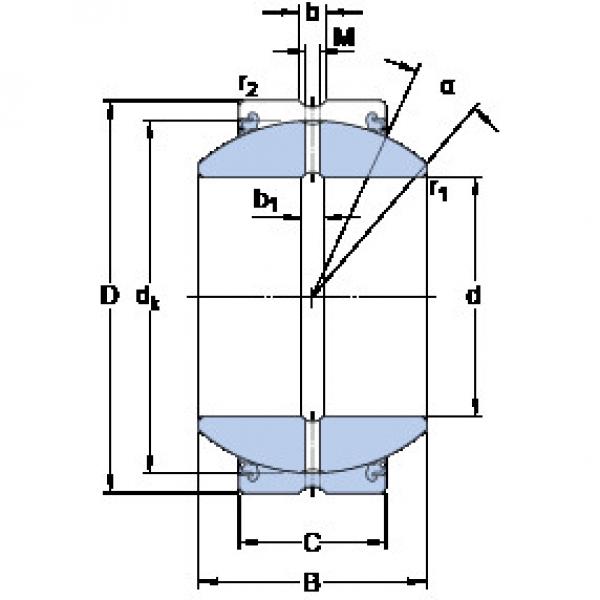 ตลับลูกปืน GEH 80 ES-2LS SKF #1 image