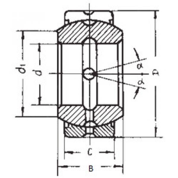 ตลับลูกปืน GEZ63ES-2RS FBJ #1 image