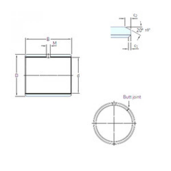 ตลับลูกปืน PCM 081010 M SKF #1 image