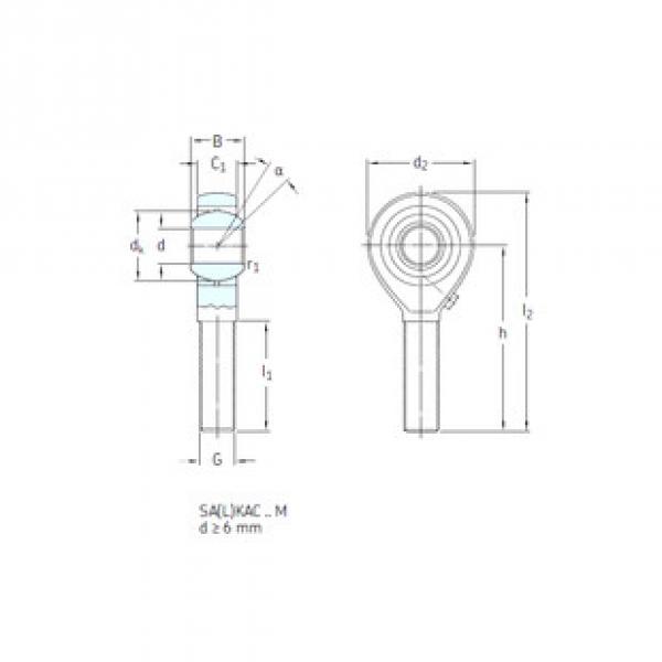 ตลับลูกปืน SAKAC16M SKF #1 image