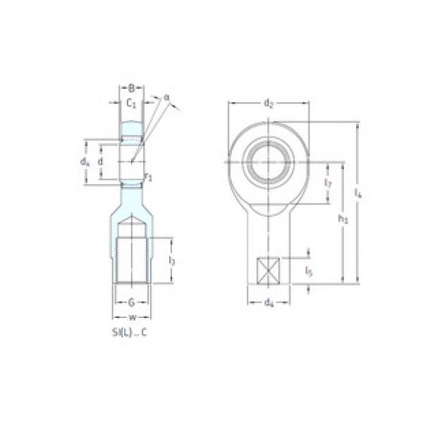 ตลับลูกปืน SIL25C SKF #1 image