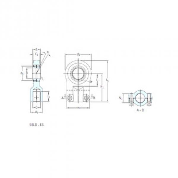 ตลับลูกปืน SIR60ES SKF #1 image