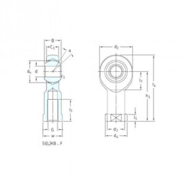 ตลับลูกปืน SIKB14F SKF #1 image