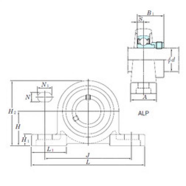 ตลับลูกปืน ALP205 KOYO #1 image