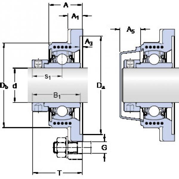 ตลับลูกปืน FYK 30 WR/VL065 SKF #1 image