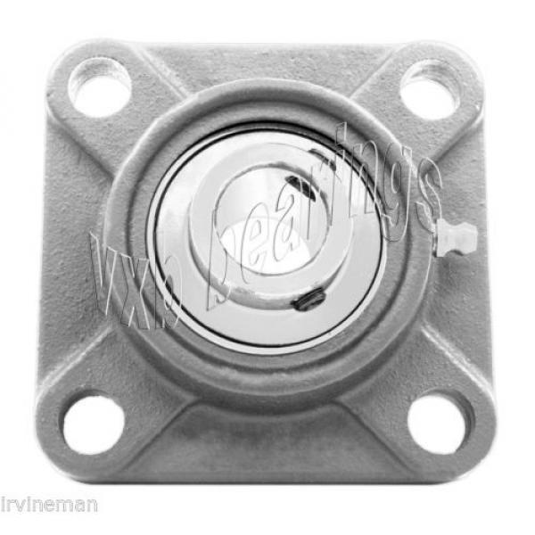 SSUCF-205-25mm Stainless Steel Flange 4 Bolt 25mm Bore Mounted Bearings Rolling #1 image