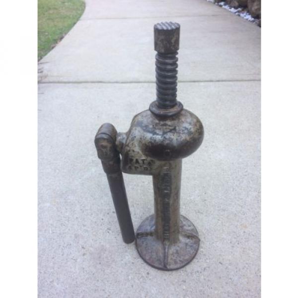 Vintage  F.W. Mann Co. Ball Bearing Kimball Auto / Car Screw Jack PAT AP&#039;D #2 image