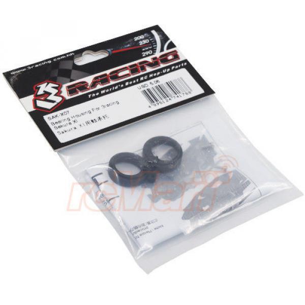 3Racing Bearing Housing Black Sakura D4 XI Ultimate D3 CS Sport RC Car #SAK-X07 #5 image