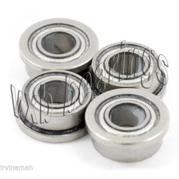 Pack 4 Slot Car Flanged Bearing .125&#034;x .250&#034;inch Hybrid Ceramic ABEC7 Quality P4 #3 image