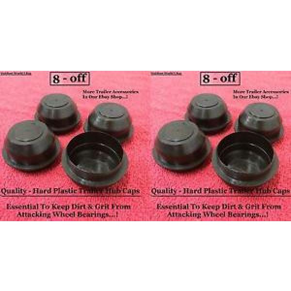 Trailer Hub Caps 8 Bearings Plastic Wheel Car Camping Motorbike Goods Builders- #5 image